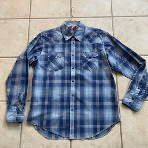 5/48 plaid button-down